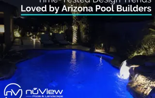 Led Lights in Beautiful Swimming Pool is One of the Design Trends that Arizona Pool Builders Love