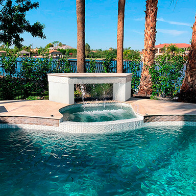 Tempe Pool Renovation And Luxury Fire Pit